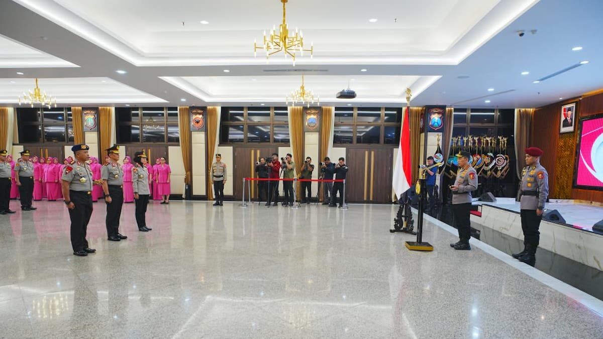 Pelantikan Perwira Tinggi (Pati) di Mabes Polri. (dok. istimewa)