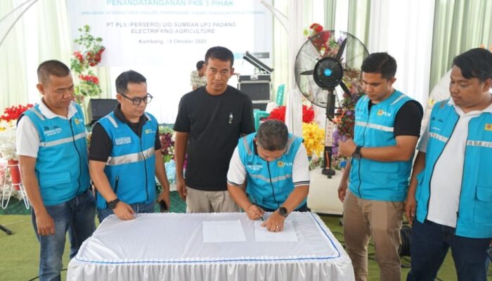 PLN UP3 Padang Dorong Huller Listrik di Pesisir Selatan: Mengakselerasi Electrifying Lifestyle di Sektor Pertanian