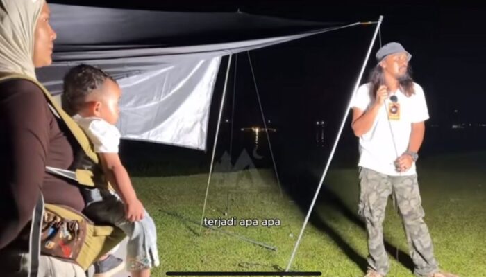 Camping Guine Family di Danau Maninjau Disorot, Pihak Nagari Sebut Tanpa Izin Resmi