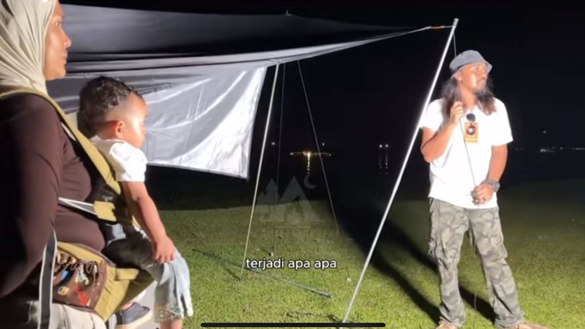 Tangkapan layar video camping di Danau Maninjau. (dok. istimewa)