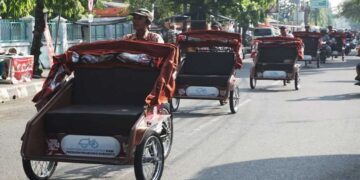 Presiden Prabowo Canangkan Semua Becak Beralih ke Motor Listrik