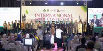 Konferensi Wakaf Internasional di Padang resmi ditutup. (dok. istimewa)