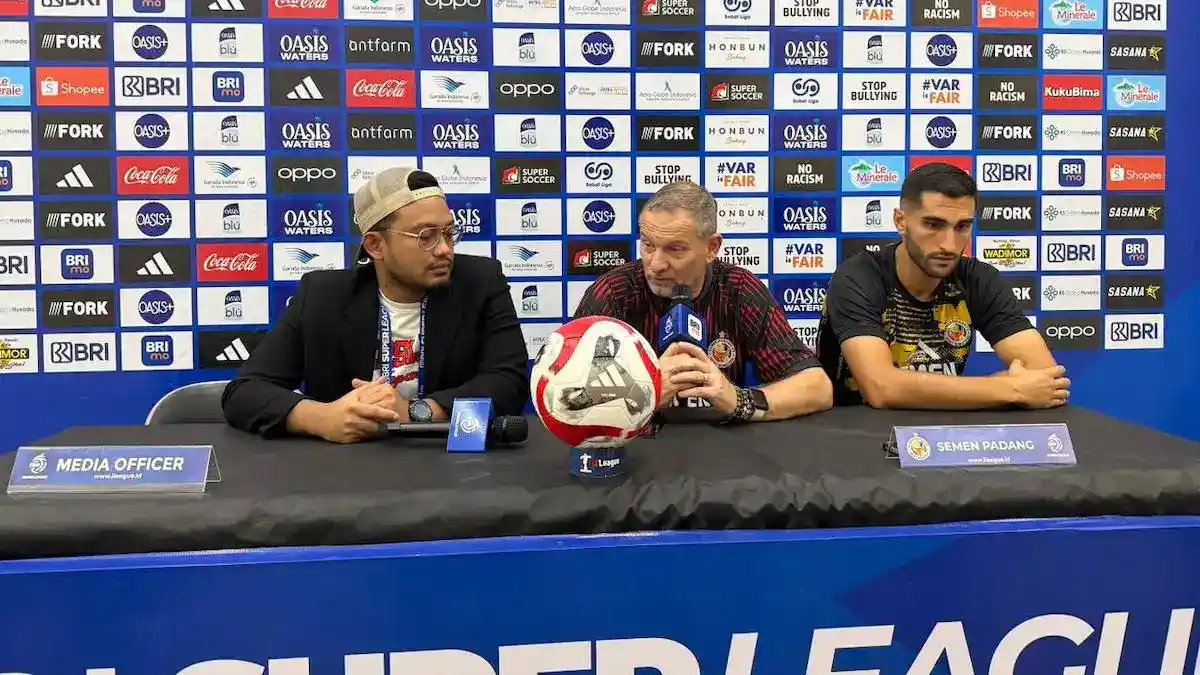 Prematch press conference Semen Padang FC vs Persijap. (dok. MO SPFC)