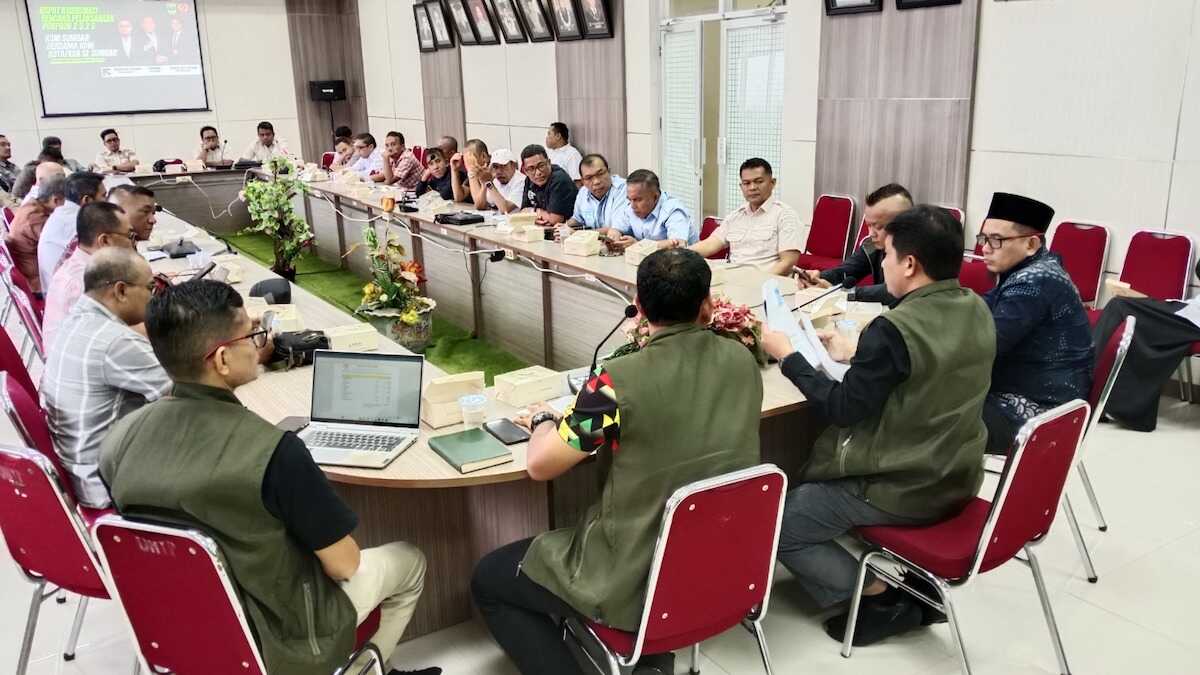 Rapat pembahasan terkait Porprov yang digelar KONI Sumbar. (dok. Humas KONI)