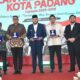 Wali Kota Padang Fadly Amran menghadiri pelantikan Badan Pengurus Cabang (BPC) Himpunan Pengusaha Muda Indonesia (HIPMI) Kota Padang Periode 2025–2028, yang digelar di Grand Basko Hotel Padang, Senin (10/11/2025).. (dok. Prokopim)