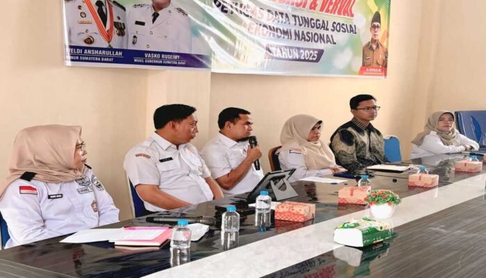 Pemkab Solok Perkuat Validitas Data Sosial Ekonomi, Petugas DTSEN Diberi Pelatihan Intensif