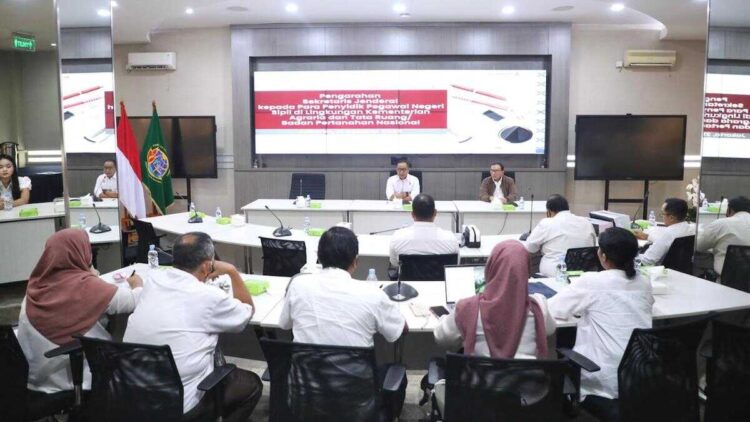 Pertemuan Sekjen ATR BPN dengan penyidik PPNS. (dok. istimewa)