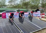 Pertamina Hadirkan PLTS di Posko Pengungsian Aceh Tamiang