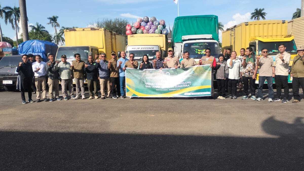 KLHK peduli korban longsor dan banjir bandang di Sumbar. (dok. istimewa)