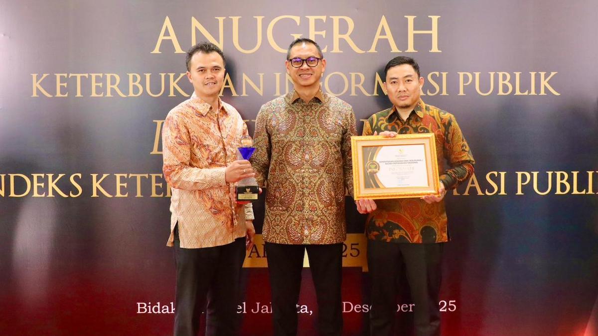 Kementerian ATR BPN terima predikat terbaik di Anugrah Keterbukaan Informasi Publik. (dok. istimewa)