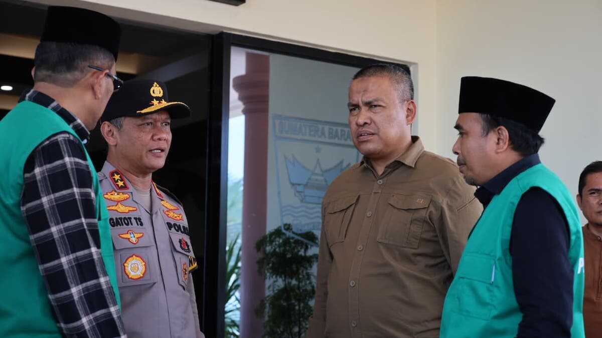 Koordinasi jajaran Forkopimda terkait salat jenazah untuk korban jiwa terdampak bencana yang tak teridentifikasi. (dok. adpsb)