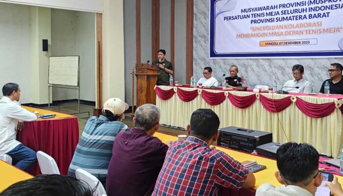 Musprov PTMSI Sumbar Berjalan Sukses, Kepengurusan Gustami Hidayat Diapresiasi
