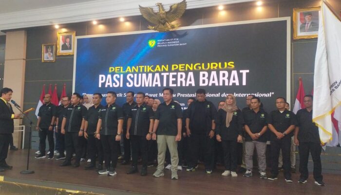 Pengurus PASI Sumbar Resmi Dilantik, Ketum KONI Hamdanus: Fokus Porprov 2026