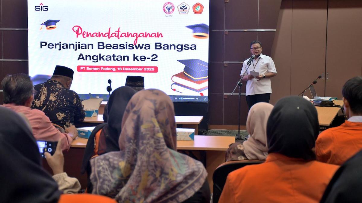 Perjanjian Beasiswa Bangsa Angkatan 2025. (dok. istimewa)