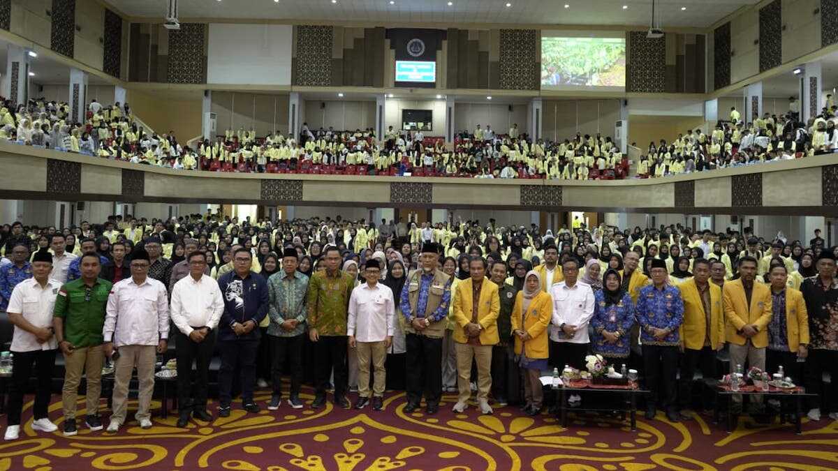 Ribuan mahasiswa dilepas KKN ke daerah bencana. (dok. istimewa)