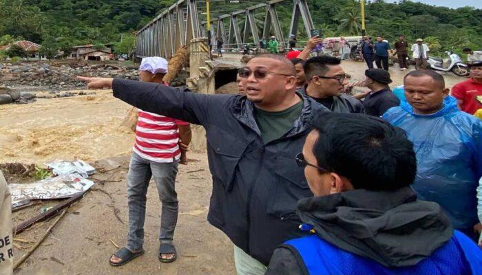Andre Rosiade Pastikan APBN untuk Pemulihan Jalan dan Jembatan Batu Busuk Pauh Padang Pascagalodo