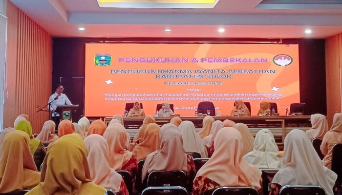 DWP Kabupaten Solok 2025-2030 Dikukuhkan, Dorong Perempuan Berdaya dan Berkontribusi
