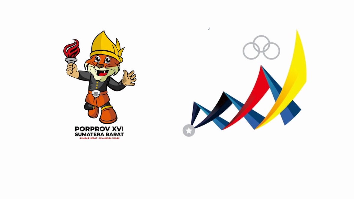 Logo dan maskot Porprov Sumbar 2026. (dok. istimewa)