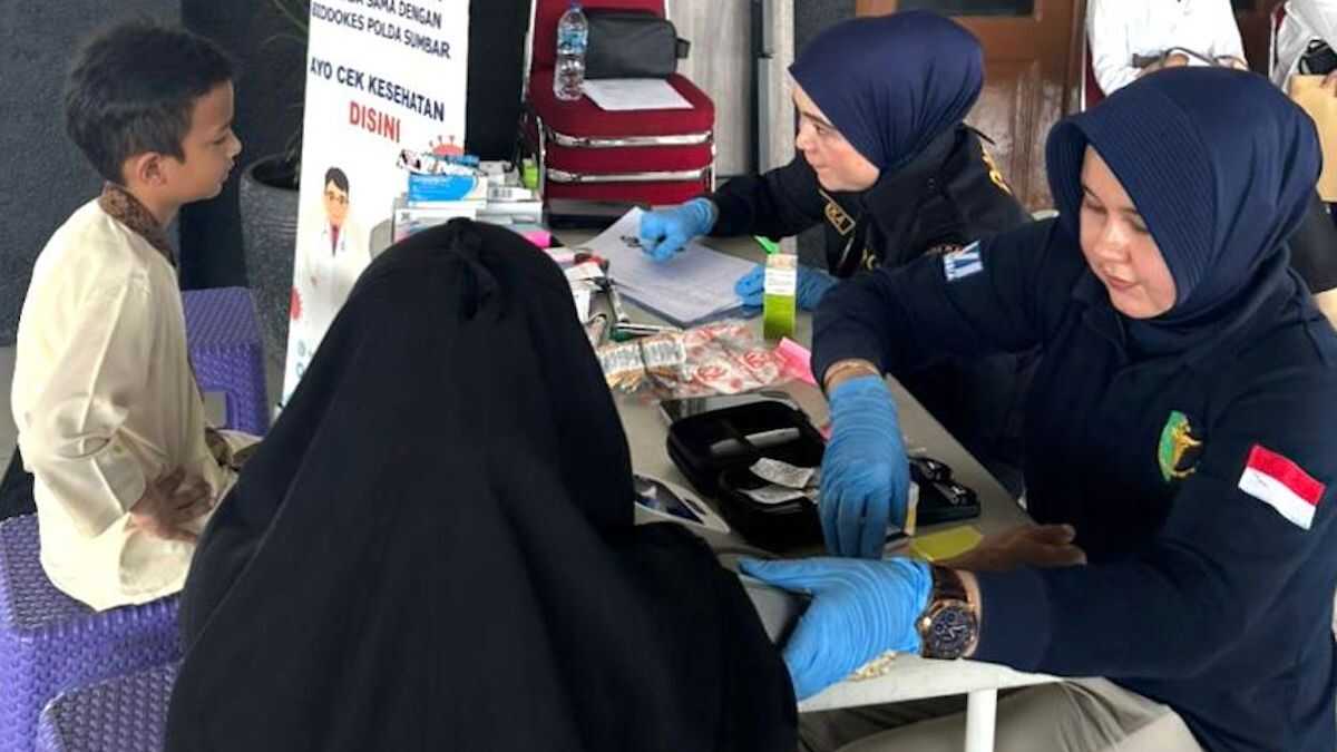 Penyuluhan P3K dan layanan kesehatan KAI Sumbar. (dok. Humas KAI)