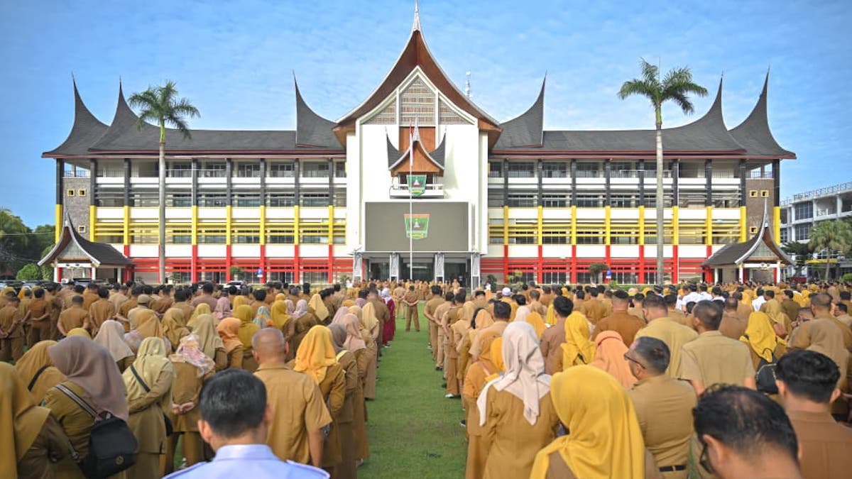 Apel pagi ASN Pemprov Sumbar di awal tahun 2026. (dok. istimewa)