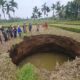 Fenomena sinkhole di Limapuluh Kota. (dok. istimewa)