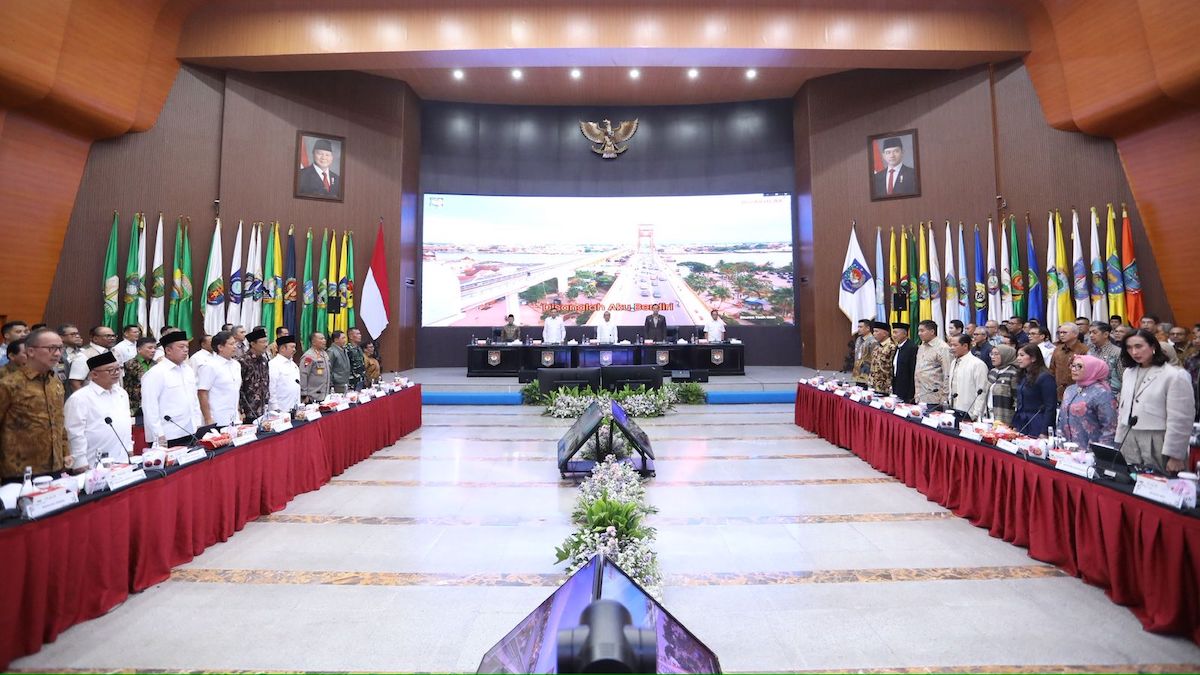 Gubernur Mahyeldi hadir di Rakor Satgas Nasional. (dok. istimewa)