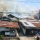 Kebakaran di depan RS Bhayangkara Polda Sumbar. (dok. istimewa)