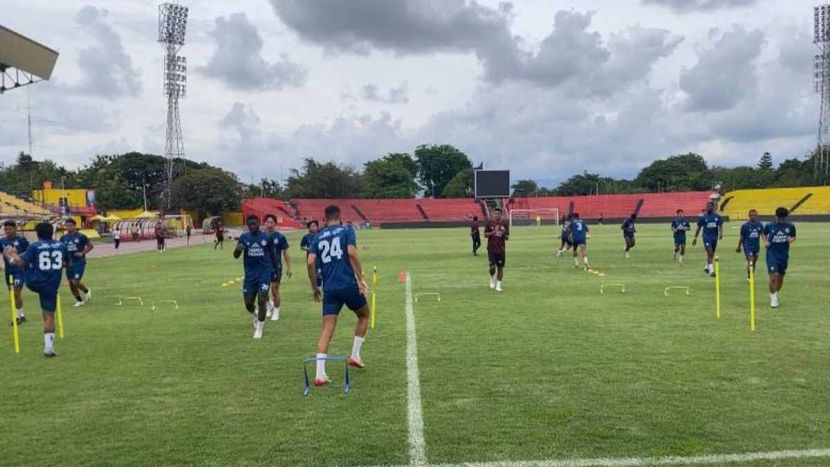 Latihan pemain Semen Padang FC di GHAS. (dok. istimewa)