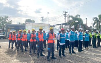 PLN UP3 Solok gelar apel peringatan Bulan K3 Nasional. (dok. istimewa)