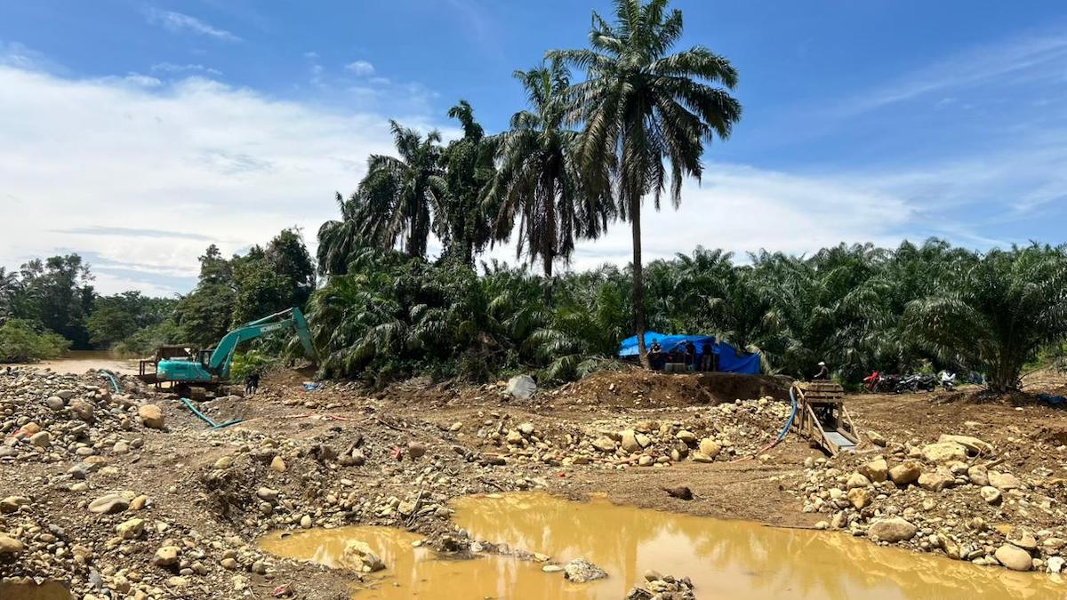 Penertiban PETI di Jorong Simpang, Nagari Koto Nan Duo, Kecamatan Koto Balingka, Kabupaten Agam. (dok. istimewa)