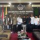 Pertemuan pengurus KONI Sumbar dengan Rektor UNP. (dok. istimewa)