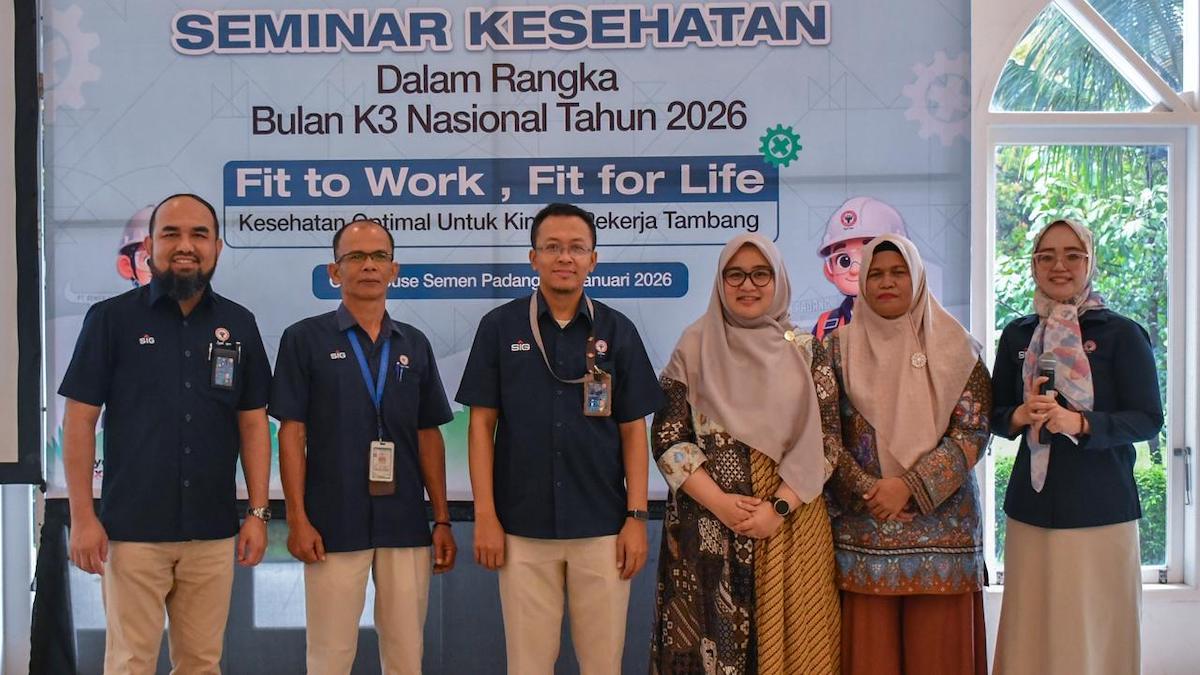 Seminar kesehatan Bulan K3 Nasional di PT Semen Padang. (dok. istimewa)