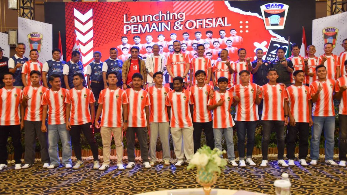 Wako Fadly Amran launching tim PSP Padang. (dok. istimewa)