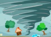 Angin Puting Beliung Terjang Bukit Batabuah Agam, Enam Rumah Warga Rusak Parah