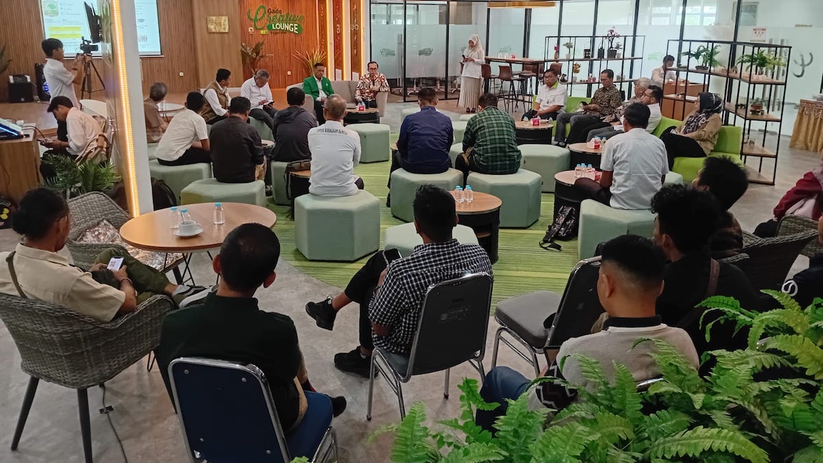 Bincang-bincang media dengan Pimpinan Unand. (dok. istimewa)