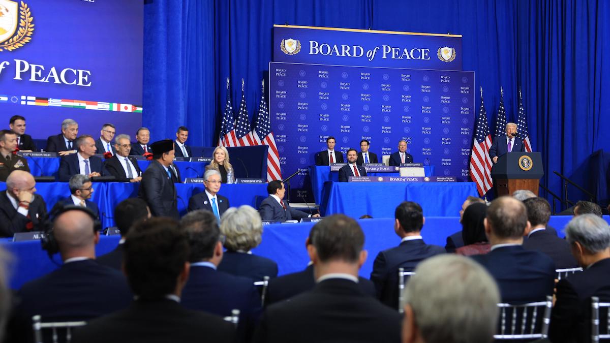 Presiden Prabowo mendapatkan pujian dari Presiden AS Donald Trump di Board of Peace yang digelar PBB. (dok. istimewa)