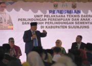Gubernur Mahyeldi Dampingi Menteri PPPA Resmikan UPTD PPPA dan RPS Sijunjung