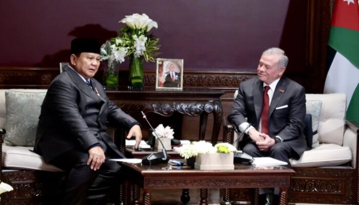 Bertemu Raja Yordania, Presiden Prabowo Perkuat Kerja Sama Dukung Palestina