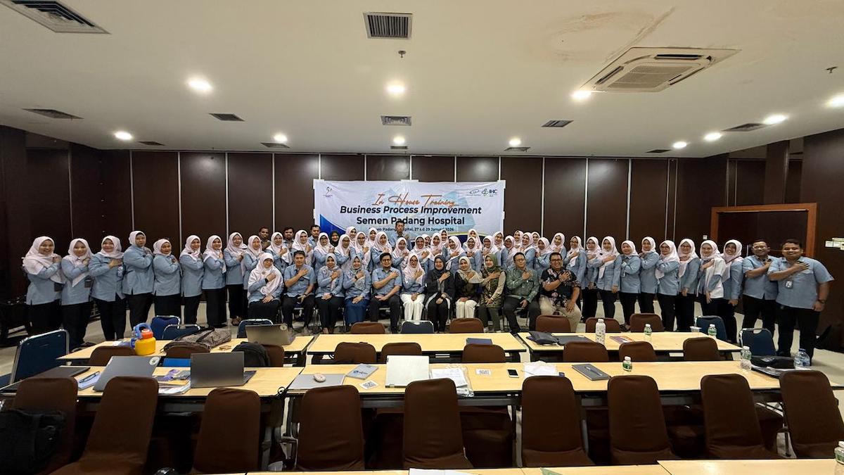 In House training Semen Padang Hospital dengan RS PELNI terkait improvement layanan. (dok. istimewa)