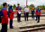 Pastikan Operasional Aman, KAI Divre II Sumbar Lakukan Inspeksi Keselamatan Lebaran 2026