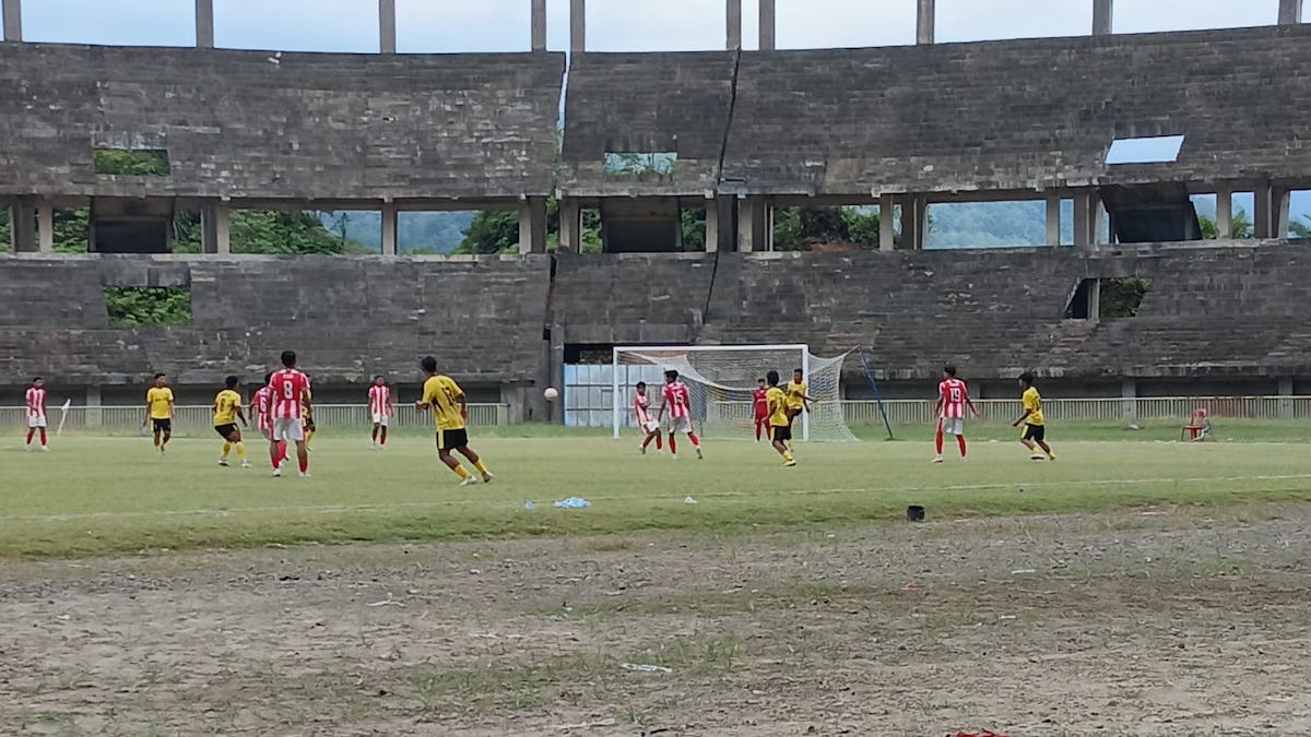 Laga PSP kontra Gaung Putra di Liga 4 Sumbar. (dok. MO Liga 4 Sumbar)