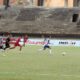 Laga antara Kompak Kampung Pisang kontra GMR FC di Liga 4 Sumbar. (dok. istimewa)