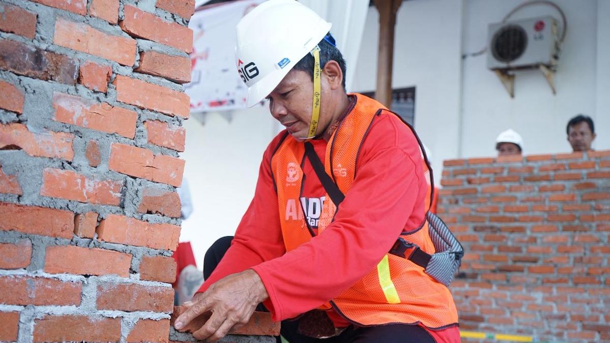 Semen Padang gelar akademi jago bangunan di Bengkulu. (dok. istimewa)