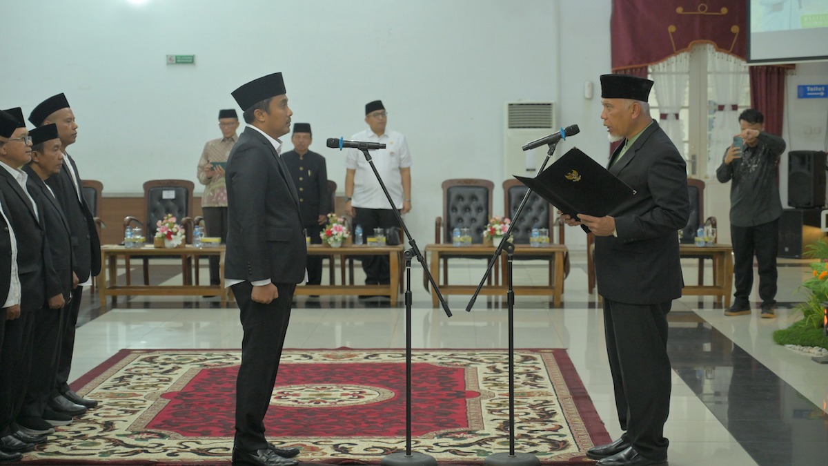 Wagub Vasko dilantik jadi Ketum LPTQ Sumbar 2026. (dok. istimewa)