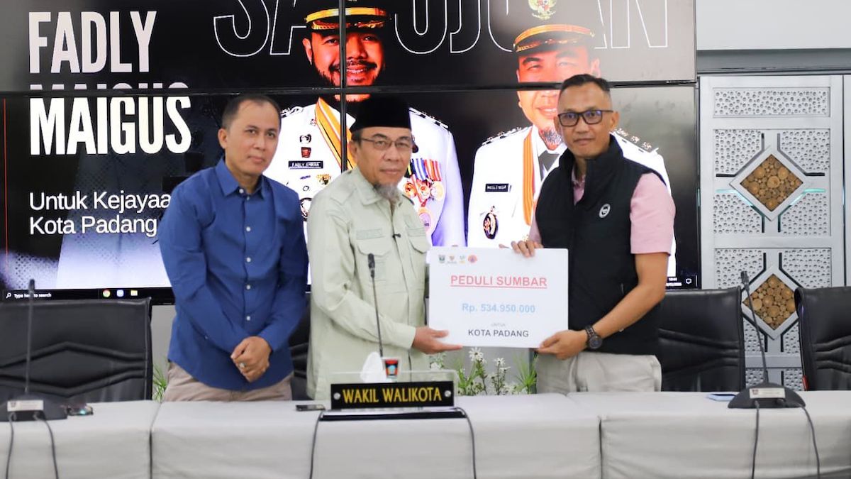 Bantuan untuk korban terdampak bencana hidrometeorologi di Padang. (dok. istimewa)