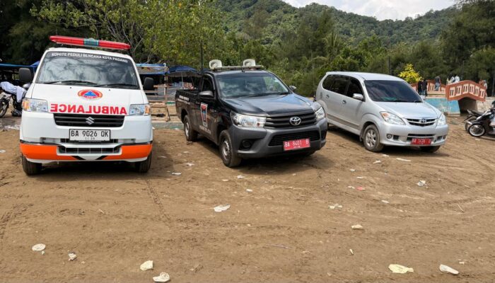 KPB Padang Tetap Lakukan Pengamanan Hari Terakhir Libur Lebaran di Pantai Air Manis
