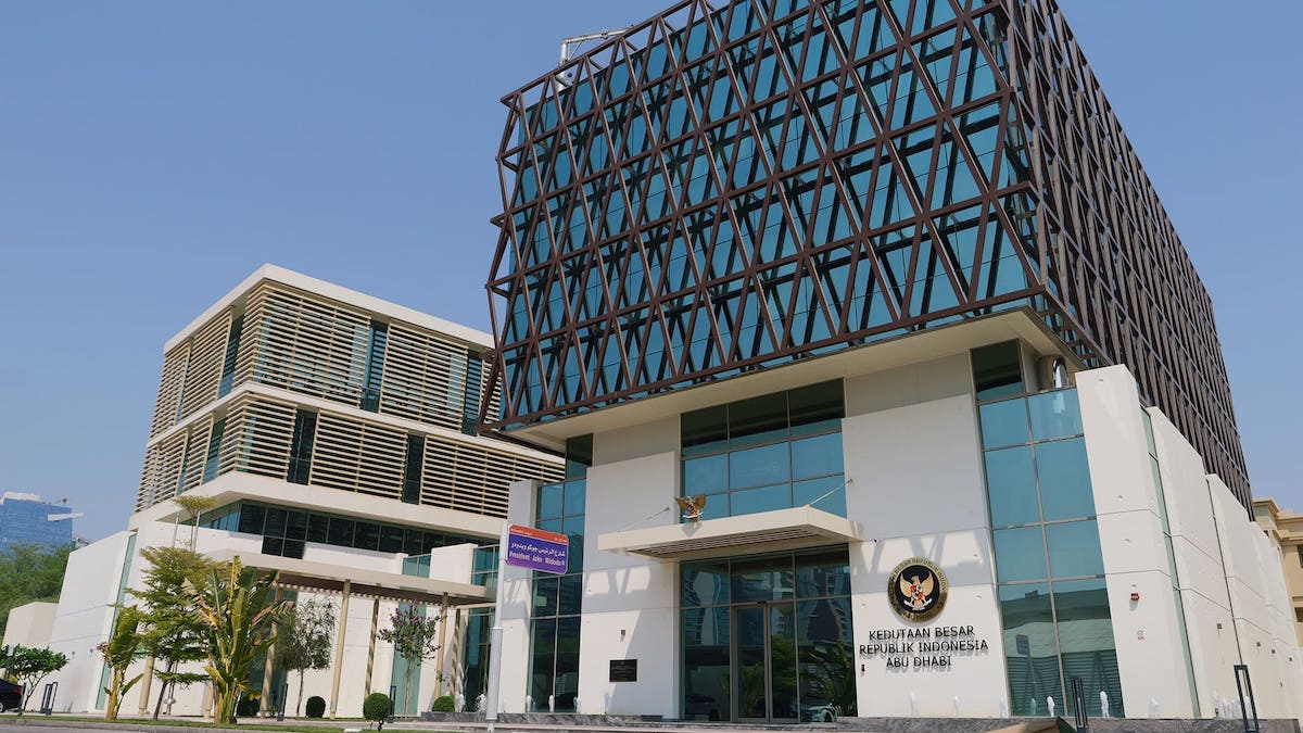 Kedutaan Besar Republik Indonesia (KBRI) Abu Dhabi di Uni Emirat Arab (UEA). (Foto: Dok.Kemlu)