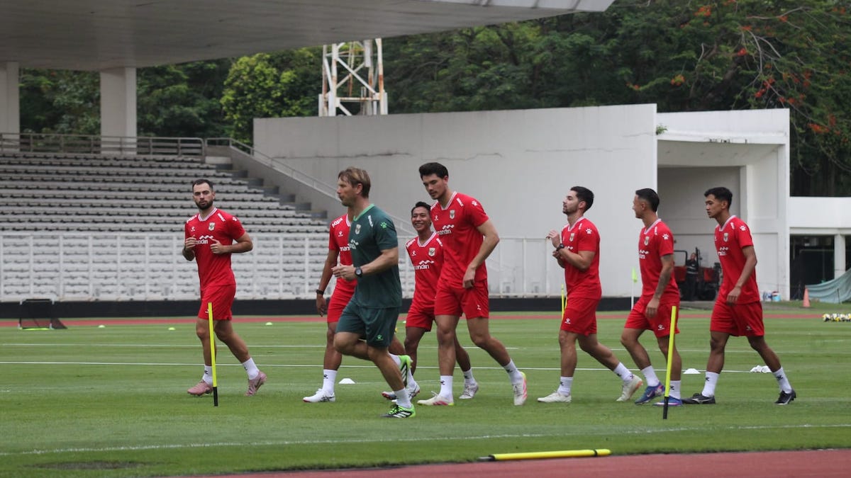 Latihan Timnas Indonesia jelang lawan Bulgaria. (dok. istimewa)
