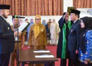 Wako Fadly Amran Lantik Empat Pejabat Tinggi dan 50 Kepsek di Lingkup Pemko Padang