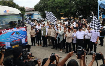 Pelepasan ekspor beras befood Nusantara ke Arab Saudi untuk jemaah haji Indonesia. (dok. istimewa)